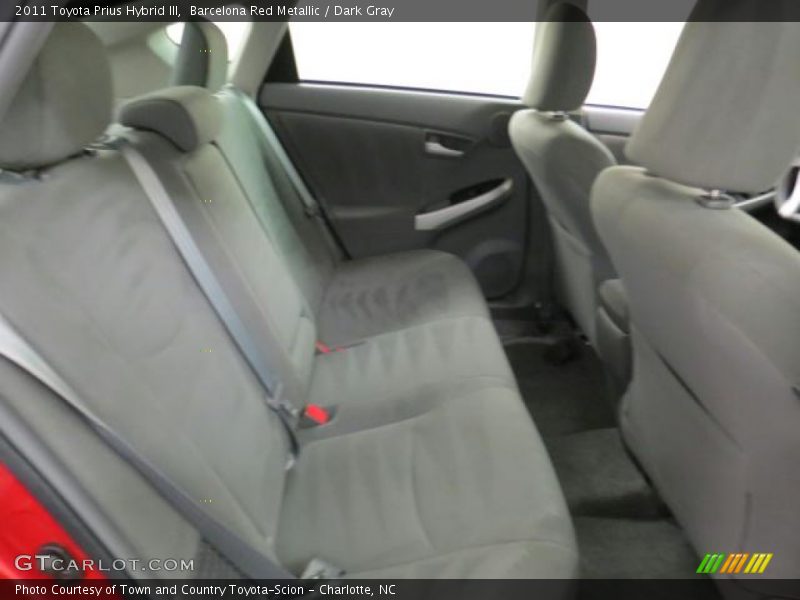 Barcelona Red Metallic / Dark Gray 2011 Toyota Prius Hybrid III