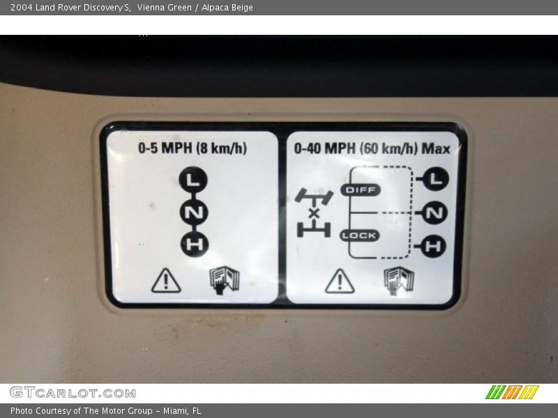 Vienna Green / Alpaca Beige 2004 Land Rover Discovery S