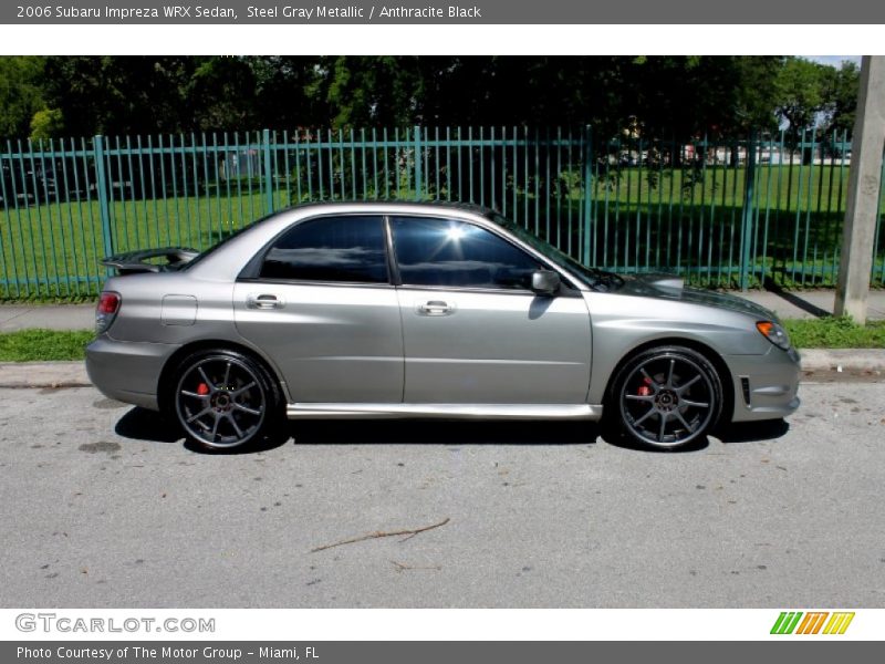 Steel Gray Metallic / Anthracite Black 2006 Subaru Impreza WRX Sedan