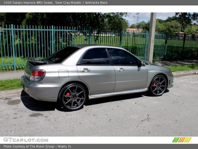 Steel Gray Metallic / Anthracite Black 2006 Subaru Impreza WRX Sedan