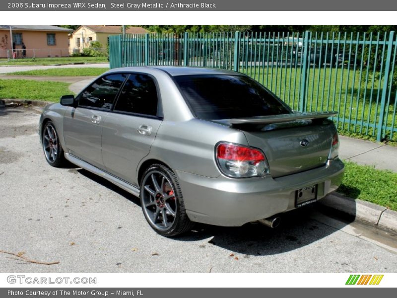 Steel Gray Metallic / Anthracite Black 2006 Subaru Impreza WRX Sedan