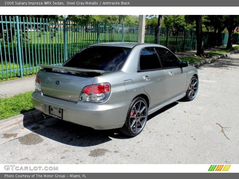 Steel Gray Metallic / Anthracite Black 2006 Subaru Impreza WRX Sedan