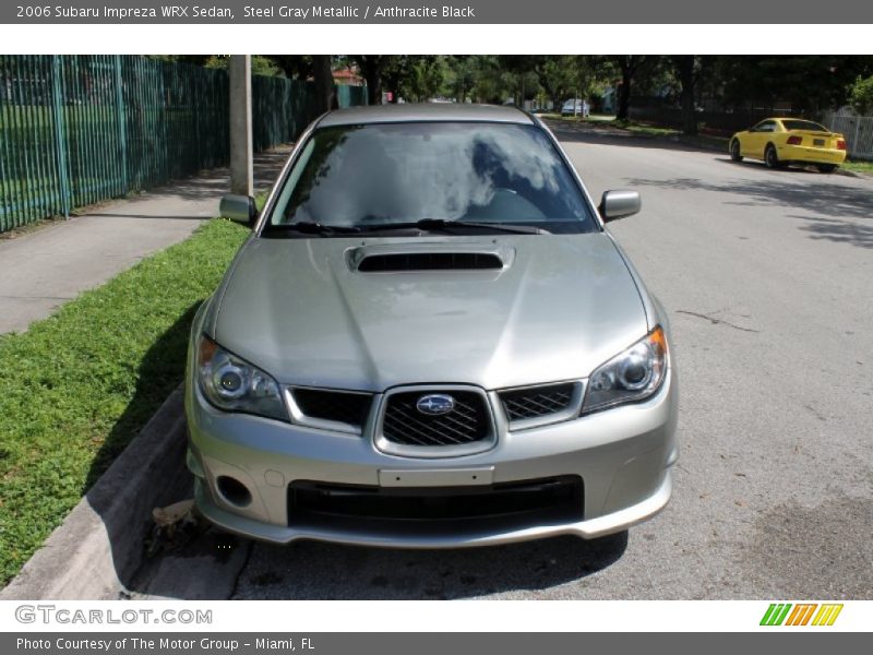 Steel Gray Metallic / Anthracite Black 2006 Subaru Impreza WRX Sedan