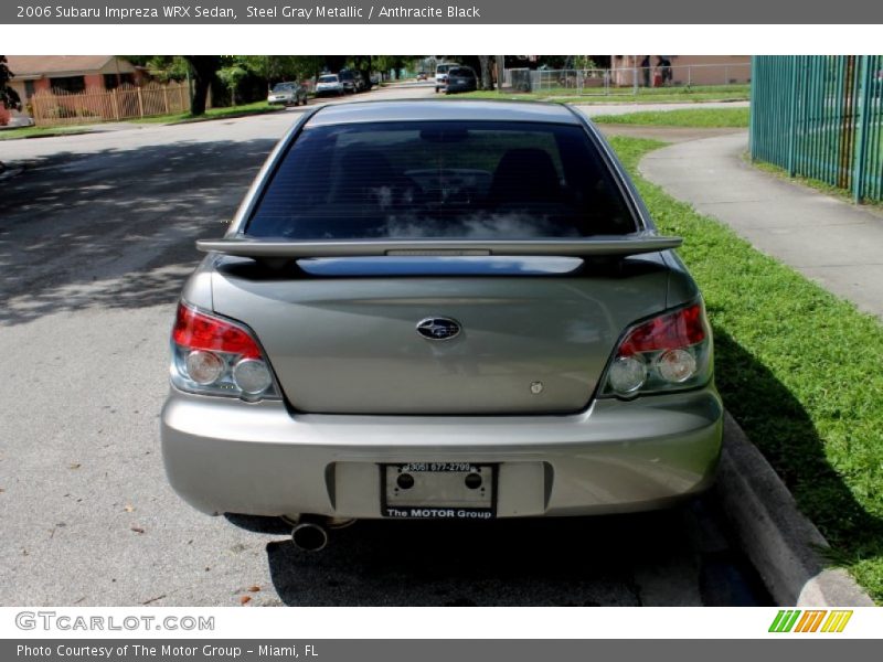 Steel Gray Metallic / Anthracite Black 2006 Subaru Impreza WRX Sedan