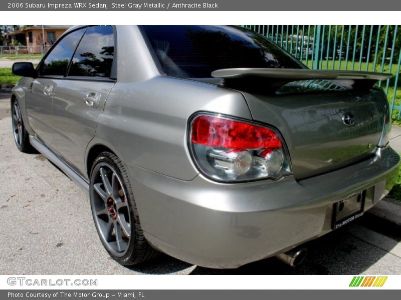 Steel Gray Metallic / Anthracite Black 2006 Subaru Impreza WRX Sedan