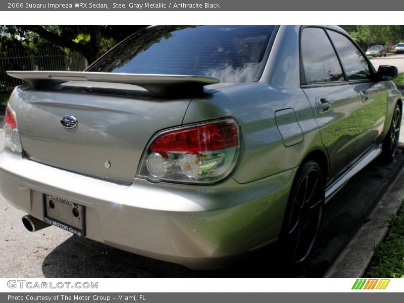 Steel Gray Metallic / Anthracite Black 2006 Subaru Impreza WRX Sedan