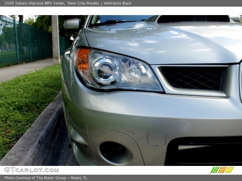 Steel Gray Metallic / Anthracite Black 2006 Subaru Impreza WRX Sedan