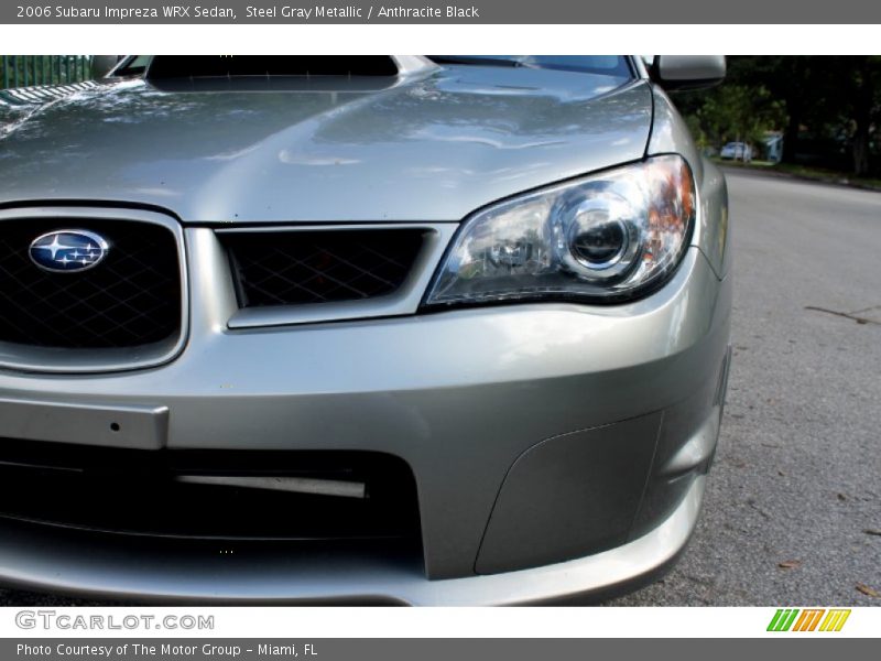 Steel Gray Metallic / Anthracite Black 2006 Subaru Impreza WRX Sedan