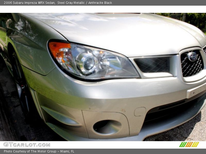 Steel Gray Metallic / Anthracite Black 2006 Subaru Impreza WRX Sedan