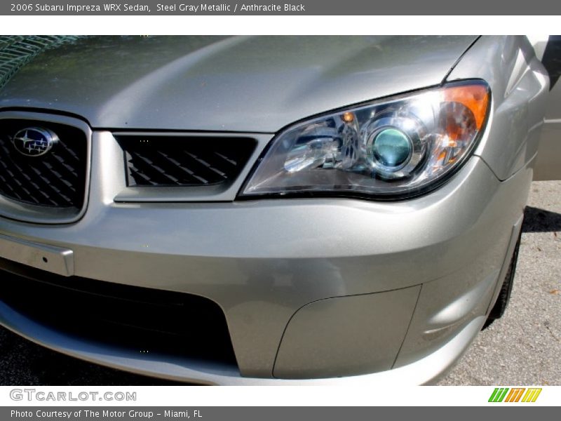 Steel Gray Metallic / Anthracite Black 2006 Subaru Impreza WRX Sedan