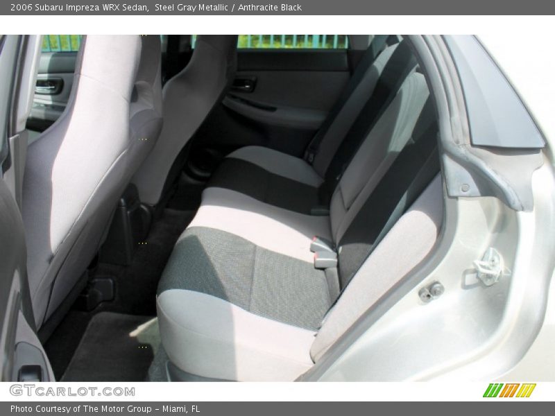 Steel Gray Metallic / Anthracite Black 2006 Subaru Impreza WRX Sedan