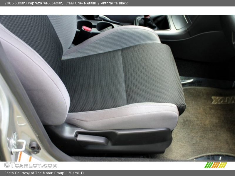 Steel Gray Metallic / Anthracite Black 2006 Subaru Impreza WRX Sedan