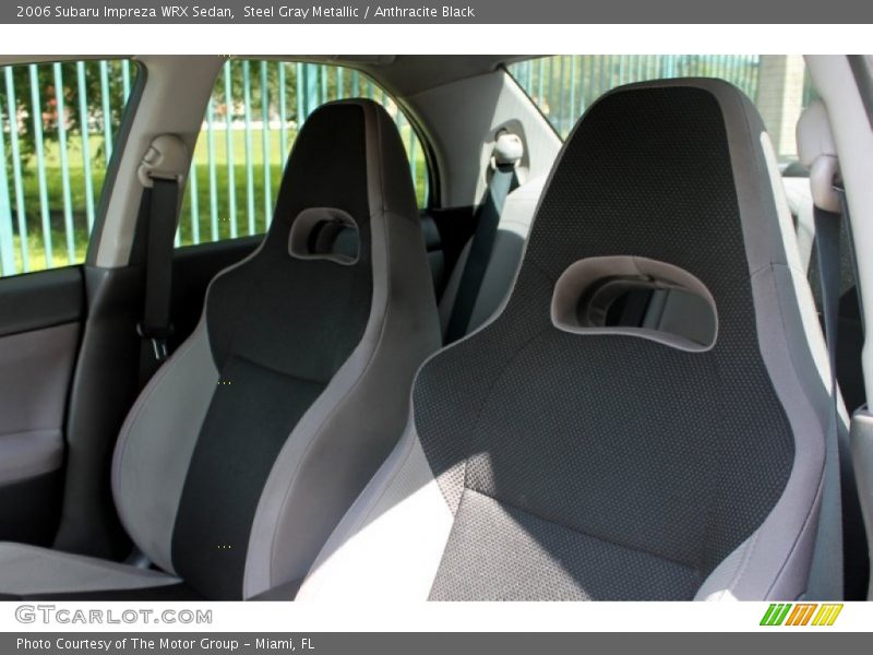 Steel Gray Metallic / Anthracite Black 2006 Subaru Impreza WRX Sedan