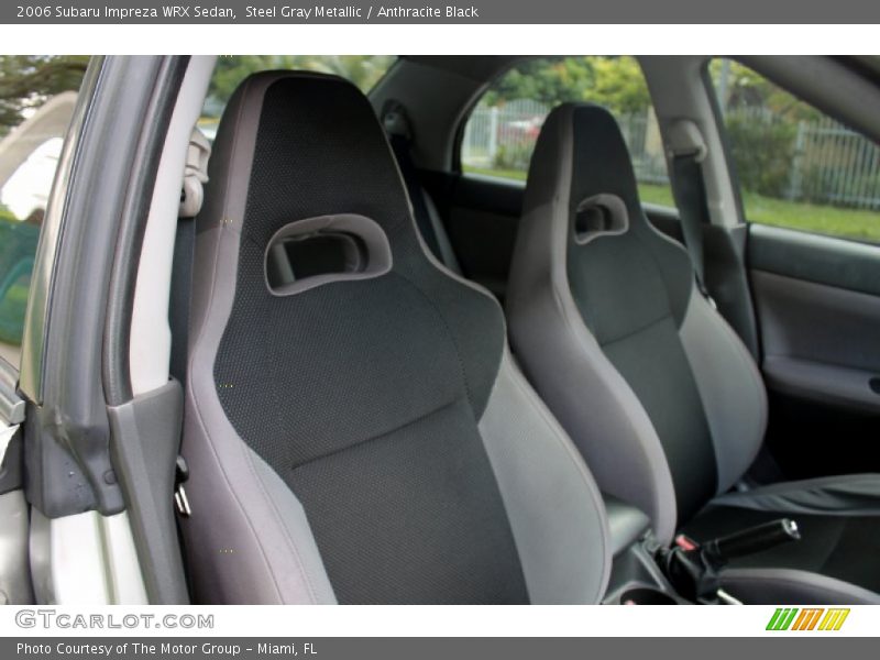 Steel Gray Metallic / Anthracite Black 2006 Subaru Impreza WRX Sedan