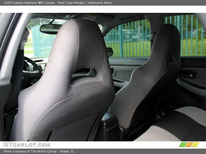 Steel Gray Metallic / Anthracite Black 2006 Subaru Impreza WRX Sedan