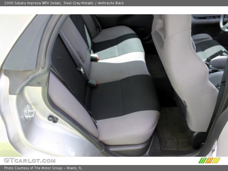 Rear Seat of 2006 Impreza WRX Sedan