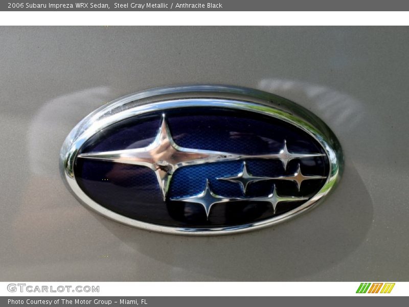 Steel Gray Metallic / Anthracite Black 2006 Subaru Impreza WRX Sedan