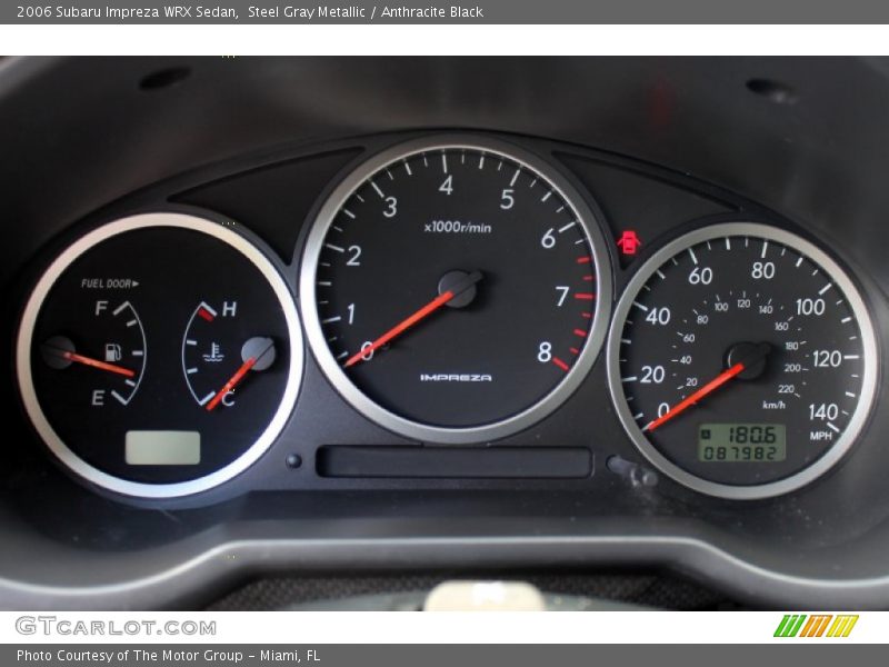  2006 Impreza WRX Sedan WRX Sedan Gauges