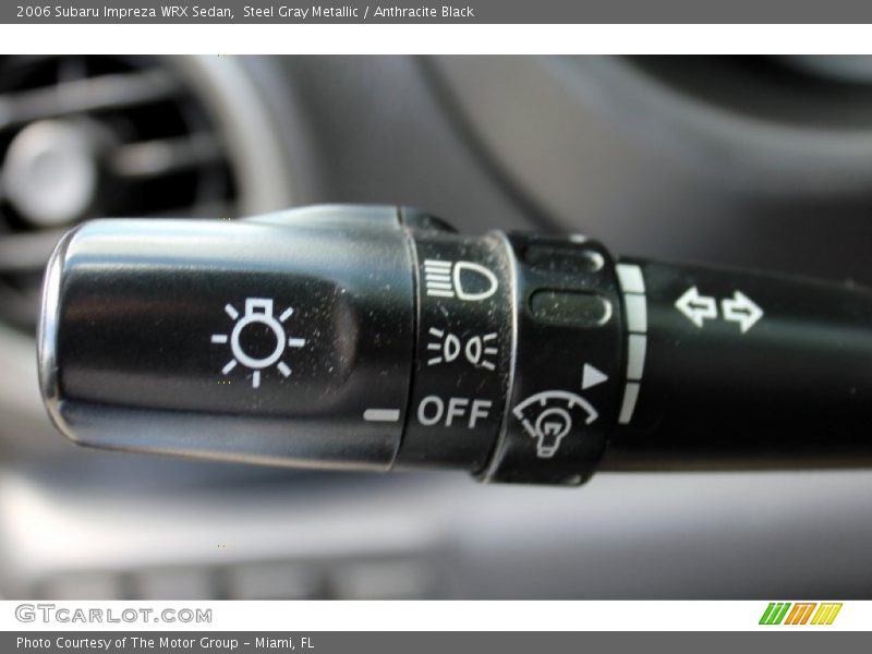 Steel Gray Metallic / Anthracite Black 2006 Subaru Impreza WRX Sedan