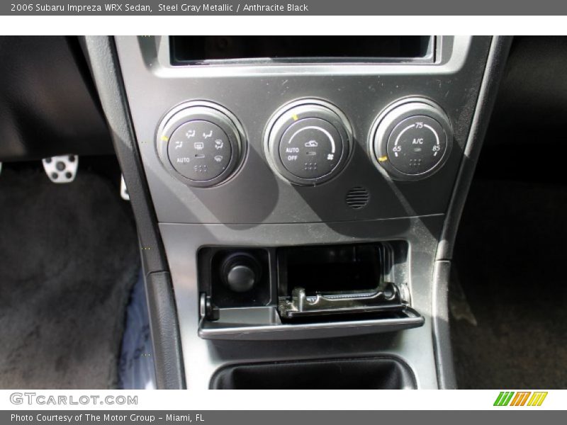 Steel Gray Metallic / Anthracite Black 2006 Subaru Impreza WRX Sedan