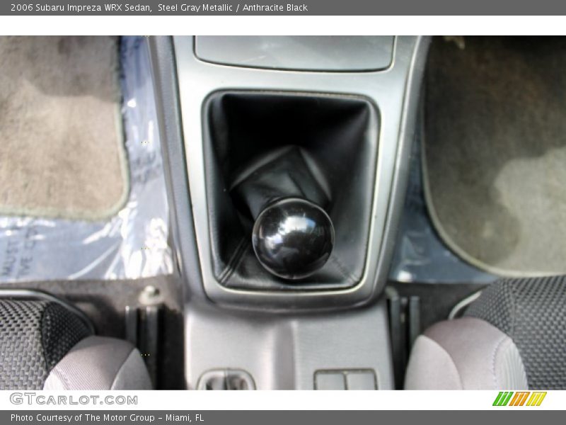 Steel Gray Metallic / Anthracite Black 2006 Subaru Impreza WRX Sedan