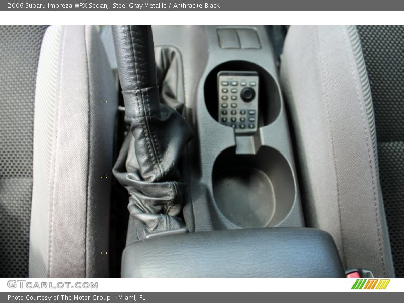 Steel Gray Metallic / Anthracite Black 2006 Subaru Impreza WRX Sedan
