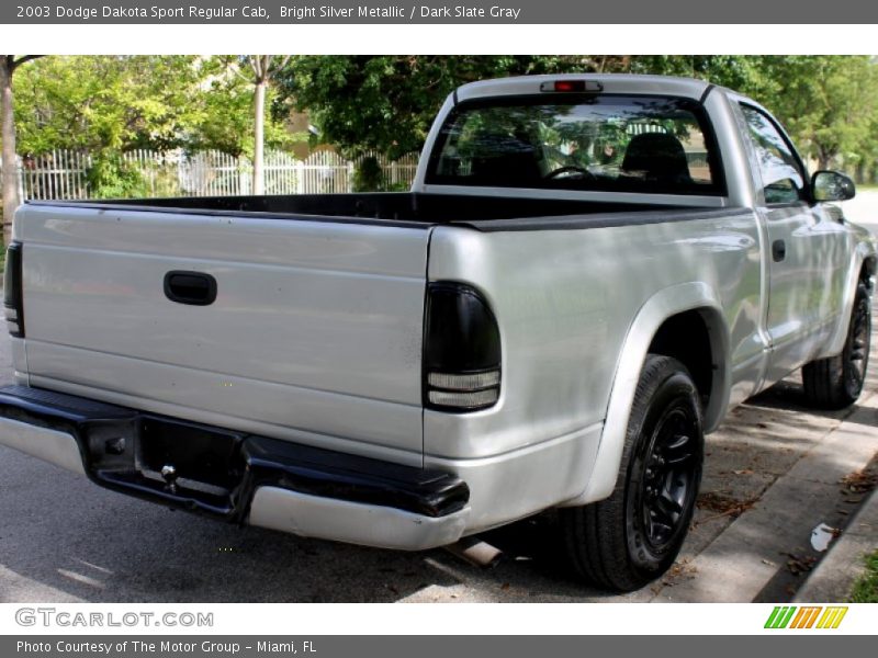 Bright Silver Metallic / Dark Slate Gray 2003 Dodge Dakota Sport Regular Cab