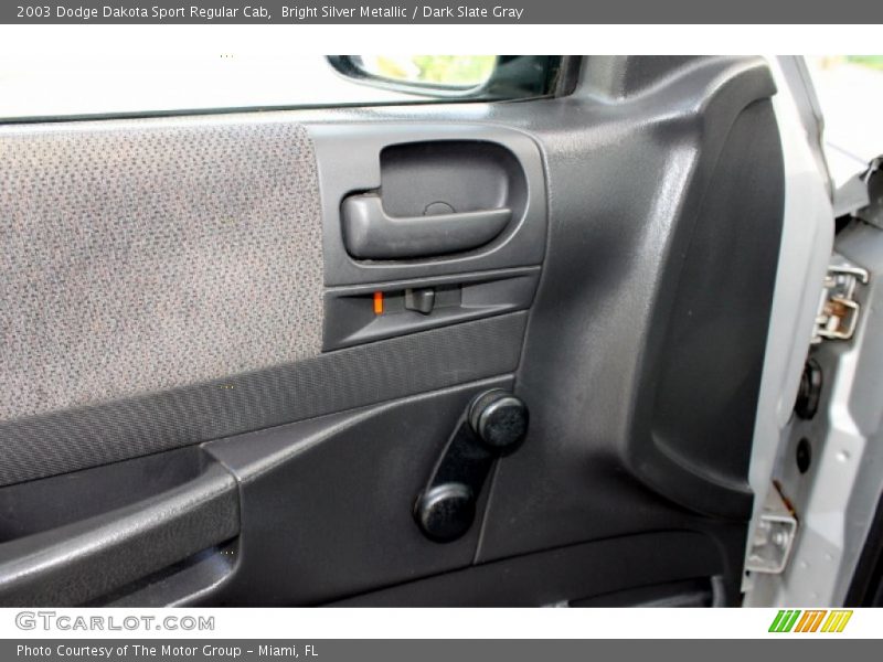 Bright Silver Metallic / Dark Slate Gray 2003 Dodge Dakota Sport Regular Cab