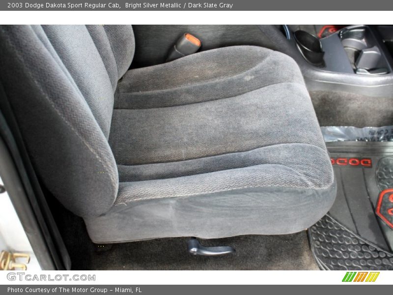Bright Silver Metallic / Dark Slate Gray 2003 Dodge Dakota Sport Regular Cab