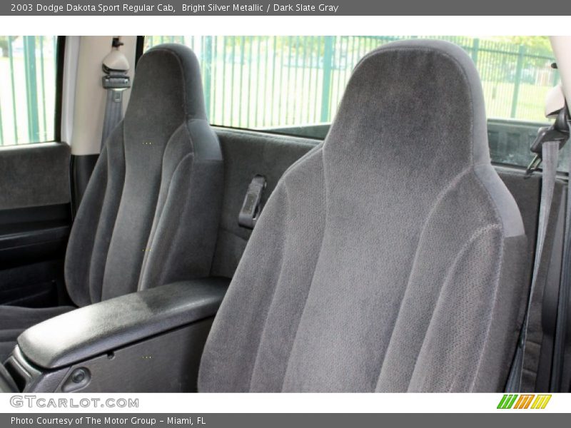 Bright Silver Metallic / Dark Slate Gray 2003 Dodge Dakota Sport Regular Cab