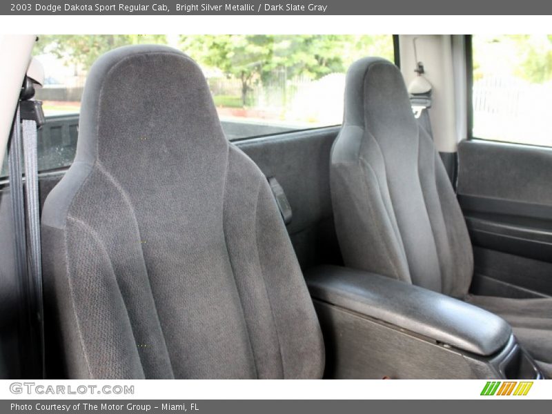 Bright Silver Metallic / Dark Slate Gray 2003 Dodge Dakota Sport Regular Cab