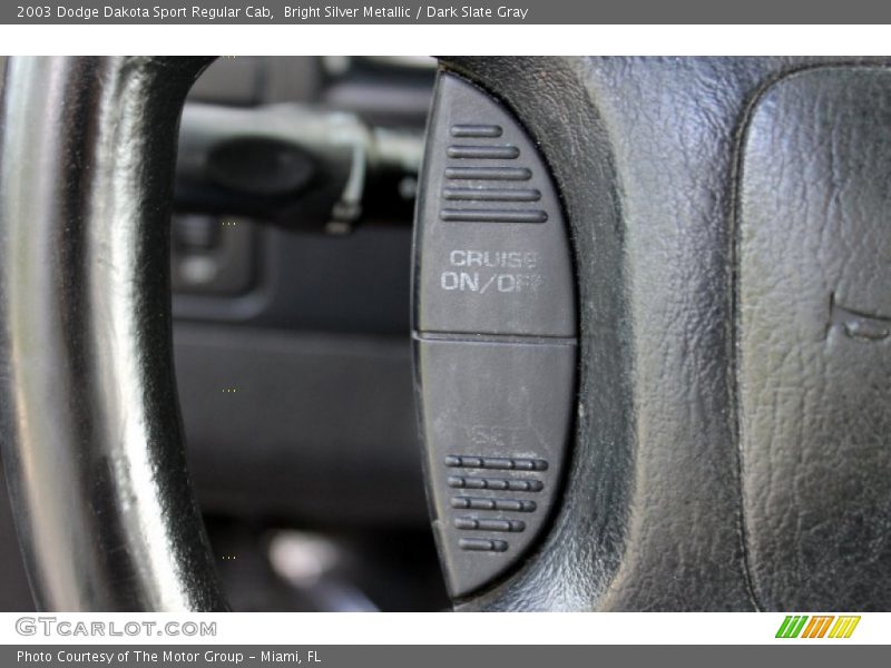 Bright Silver Metallic / Dark Slate Gray 2003 Dodge Dakota Sport Regular Cab