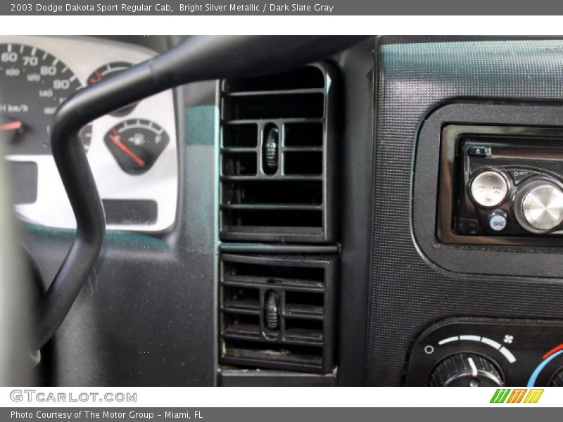 Bright Silver Metallic / Dark Slate Gray 2003 Dodge Dakota Sport Regular Cab