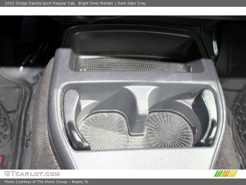 Bright Silver Metallic / Dark Slate Gray 2003 Dodge Dakota Sport Regular Cab