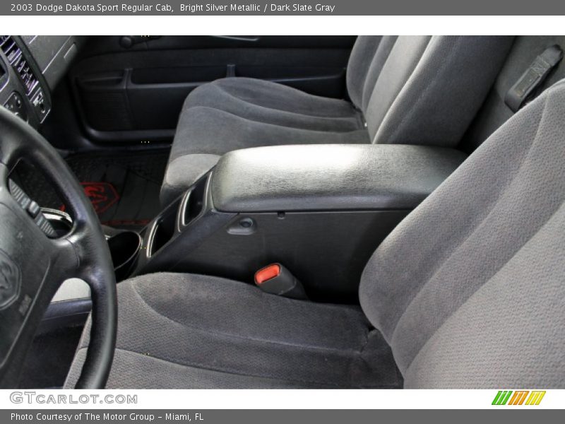 Bright Silver Metallic / Dark Slate Gray 2003 Dodge Dakota Sport Regular Cab