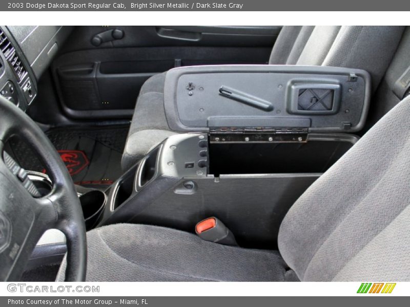 Bright Silver Metallic / Dark Slate Gray 2003 Dodge Dakota Sport Regular Cab