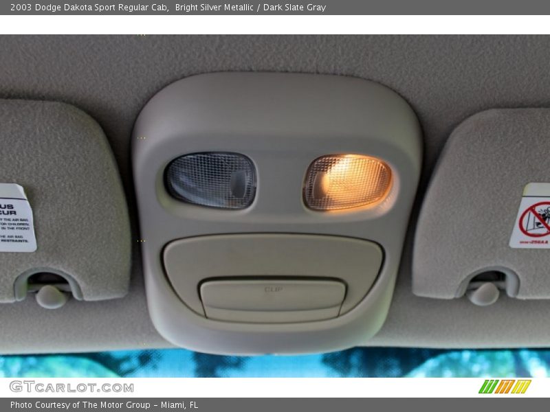 Bright Silver Metallic / Dark Slate Gray 2003 Dodge Dakota Sport Regular Cab