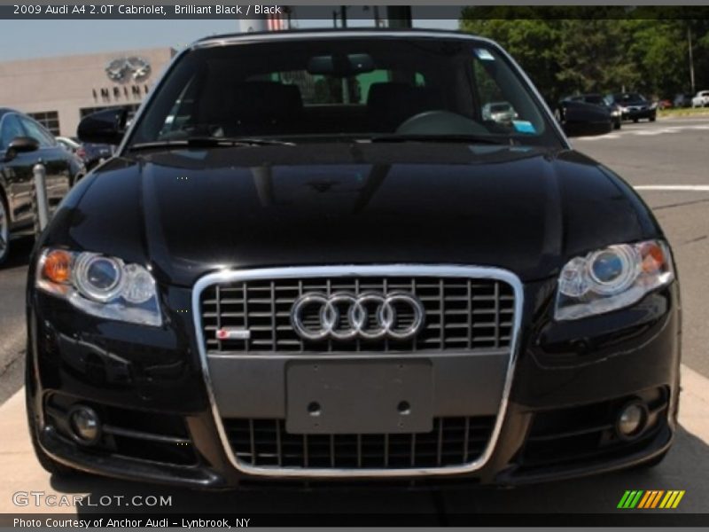 Brilliant Black / Black 2009 Audi A4 2.0T Cabriolet