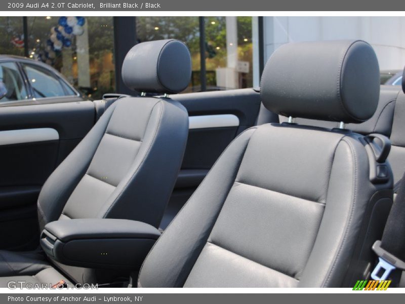 Brilliant Black / Black 2009 Audi A4 2.0T Cabriolet