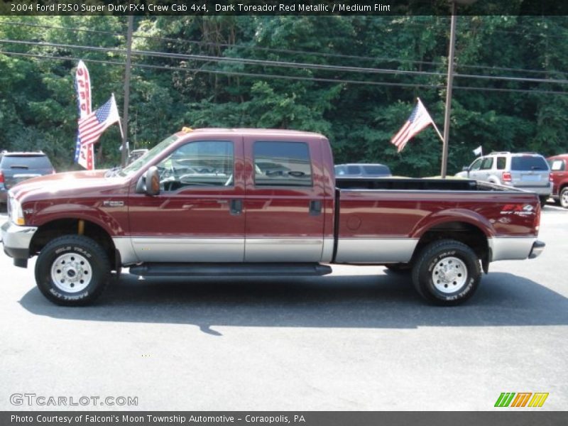  2004 F250 Super Duty FX4 Crew Cab 4x4 Dark Toreador Red Metallic