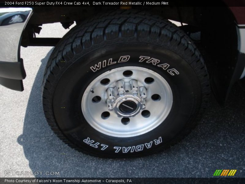 Dark Toreador Red Metallic / Medium Flint 2004 Ford F250 Super Duty FX4 Crew Cab 4x4