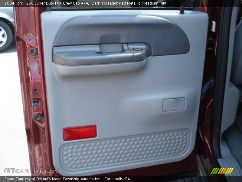 Dark Toreador Red Metallic / Medium Flint 2004 Ford F250 Super Duty FX4 Crew Cab 4x4