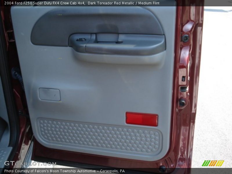 Dark Toreador Red Metallic / Medium Flint 2004 Ford F250 Super Duty FX4 Crew Cab 4x4
