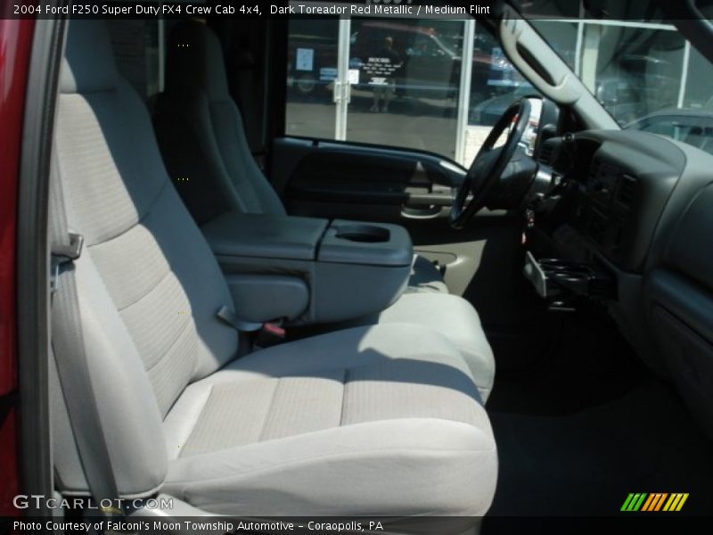 Dark Toreador Red Metallic / Medium Flint 2004 Ford F250 Super Duty FX4 Crew Cab 4x4