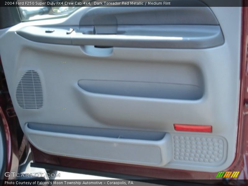 Dark Toreador Red Metallic / Medium Flint 2004 Ford F250 Super Duty FX4 Crew Cab 4x4