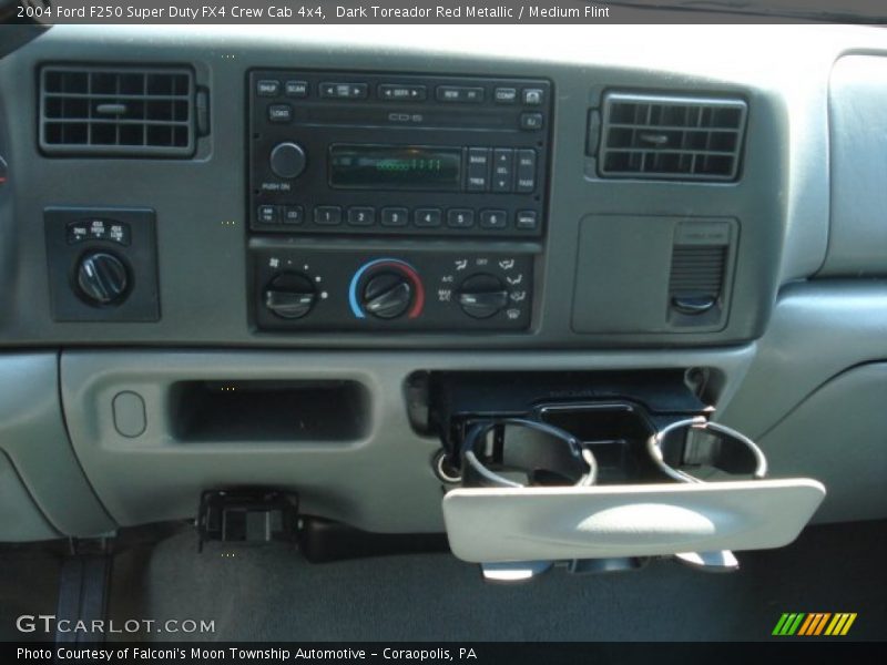 Dark Toreador Red Metallic / Medium Flint 2004 Ford F250 Super Duty FX4 Crew Cab 4x4