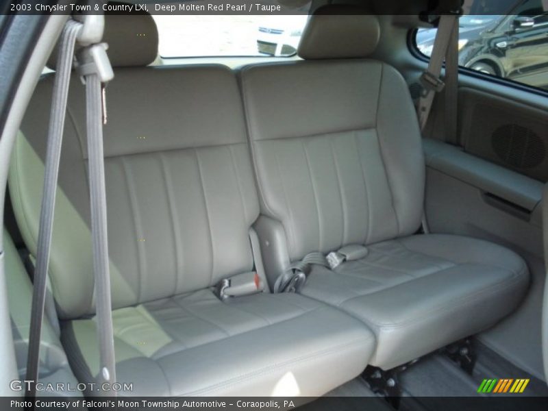 Deep Molten Red Pearl / Taupe 2003 Chrysler Town & Country LXi