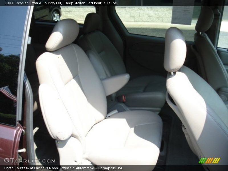 Deep Molten Red Pearl / Taupe 2003 Chrysler Town & Country LXi
