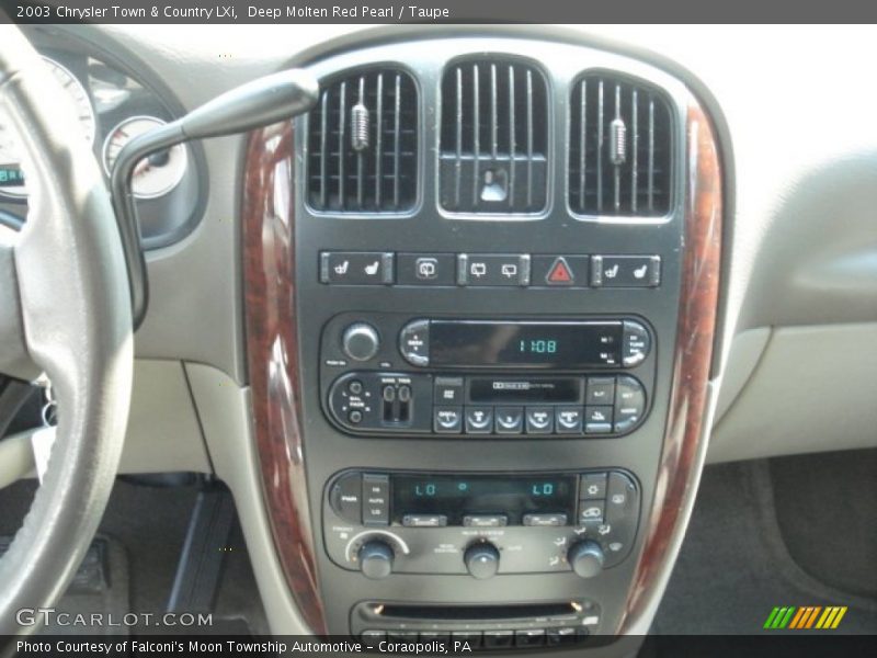 Controls of 2003 Town & Country LXi