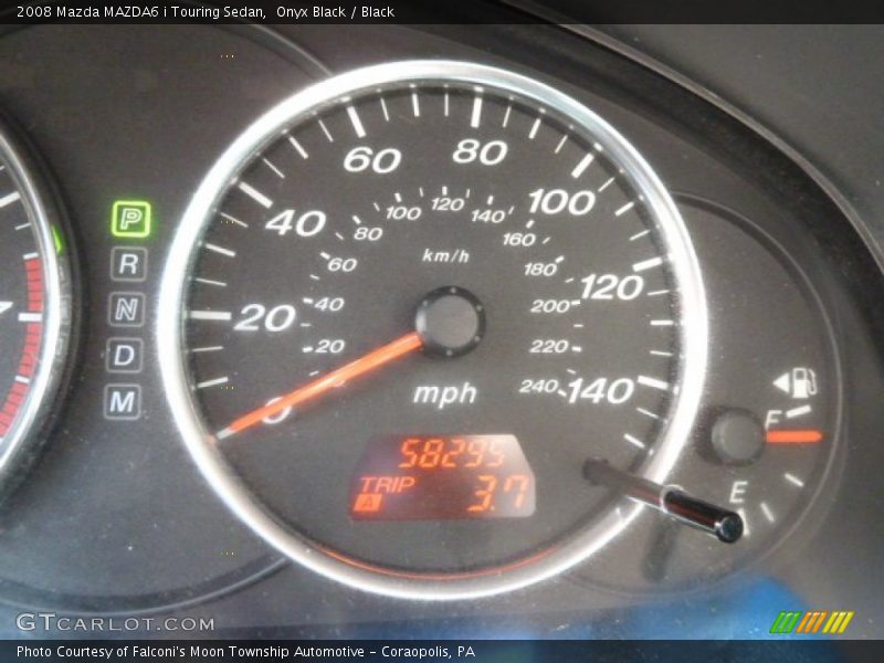 Onyx Black / Black 2008 Mazda MAZDA6 i Touring Sedan